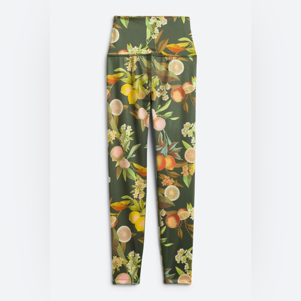Beyond Yoga Lux Leafy Citrus High Waisted Midi Legging NWT